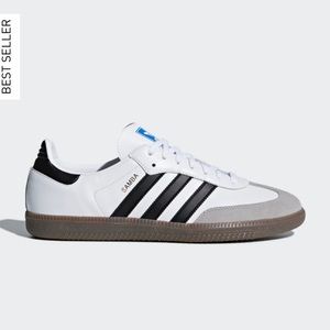 Adidas Samba- white WUS. Used only a handful of times